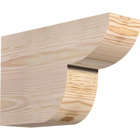 Ekena Millwork Crestline Smooth Rafter Tail, Douglas Fir, 3 1/2"W x 8"H x 12"L RFT04X08X12CRE00SDF